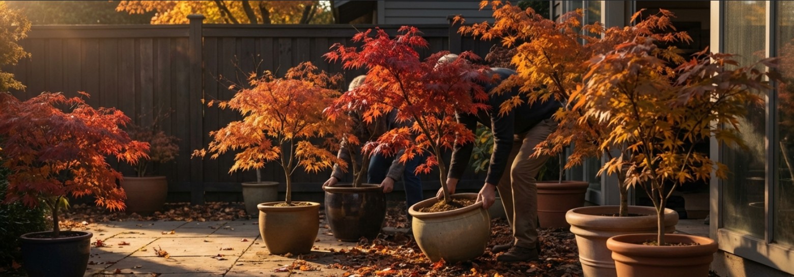 A japán juhar téli védelme