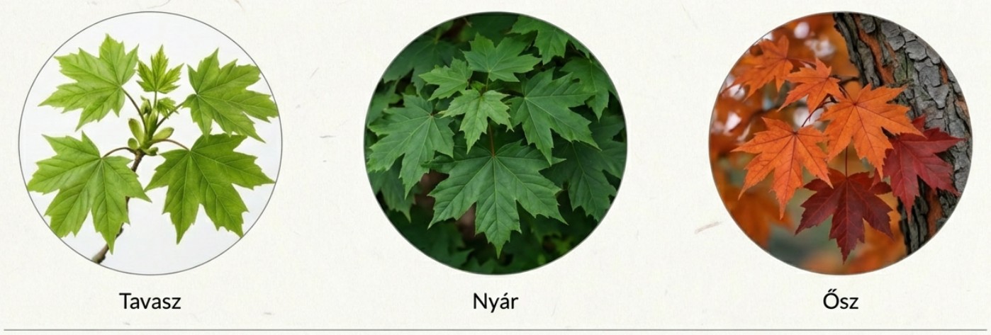 Changes in leaf color